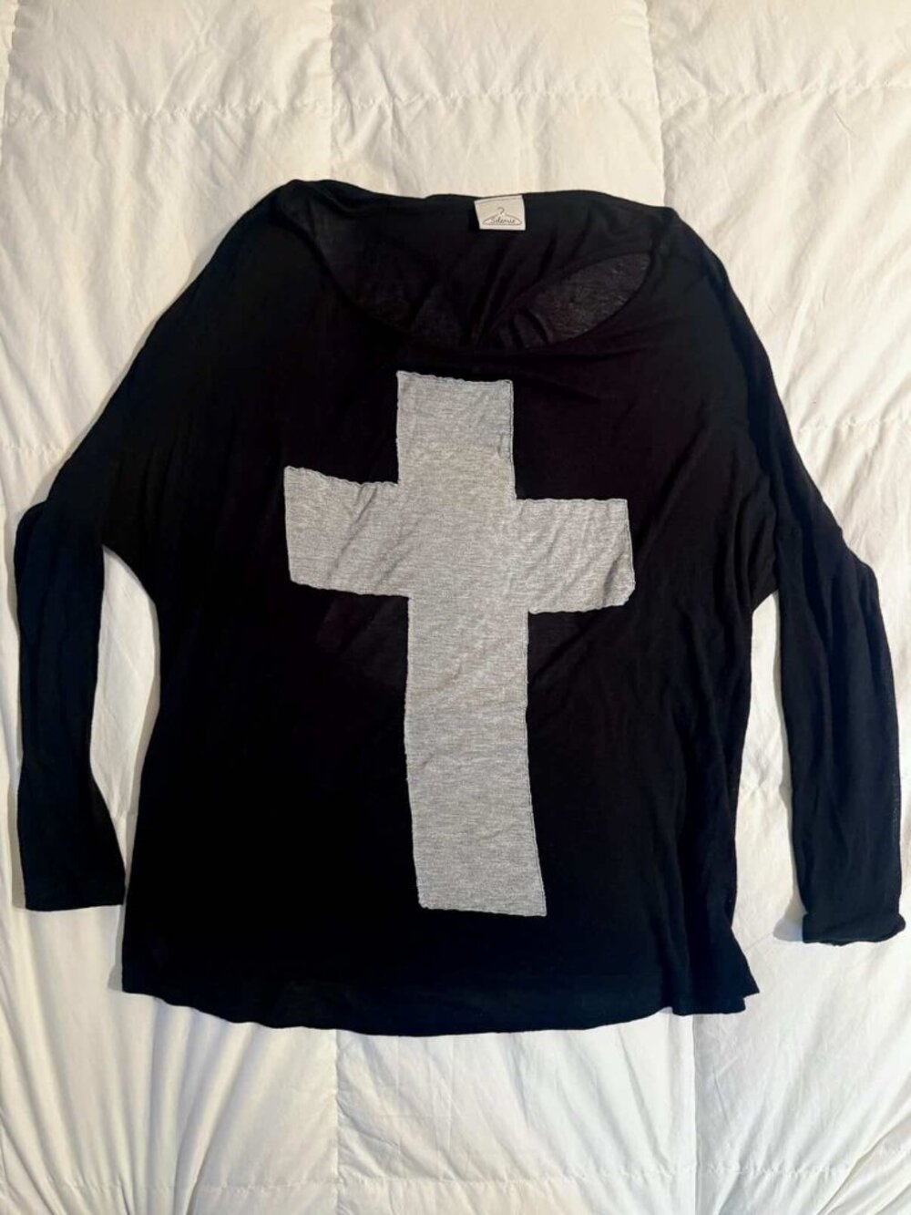 Cross slinky top